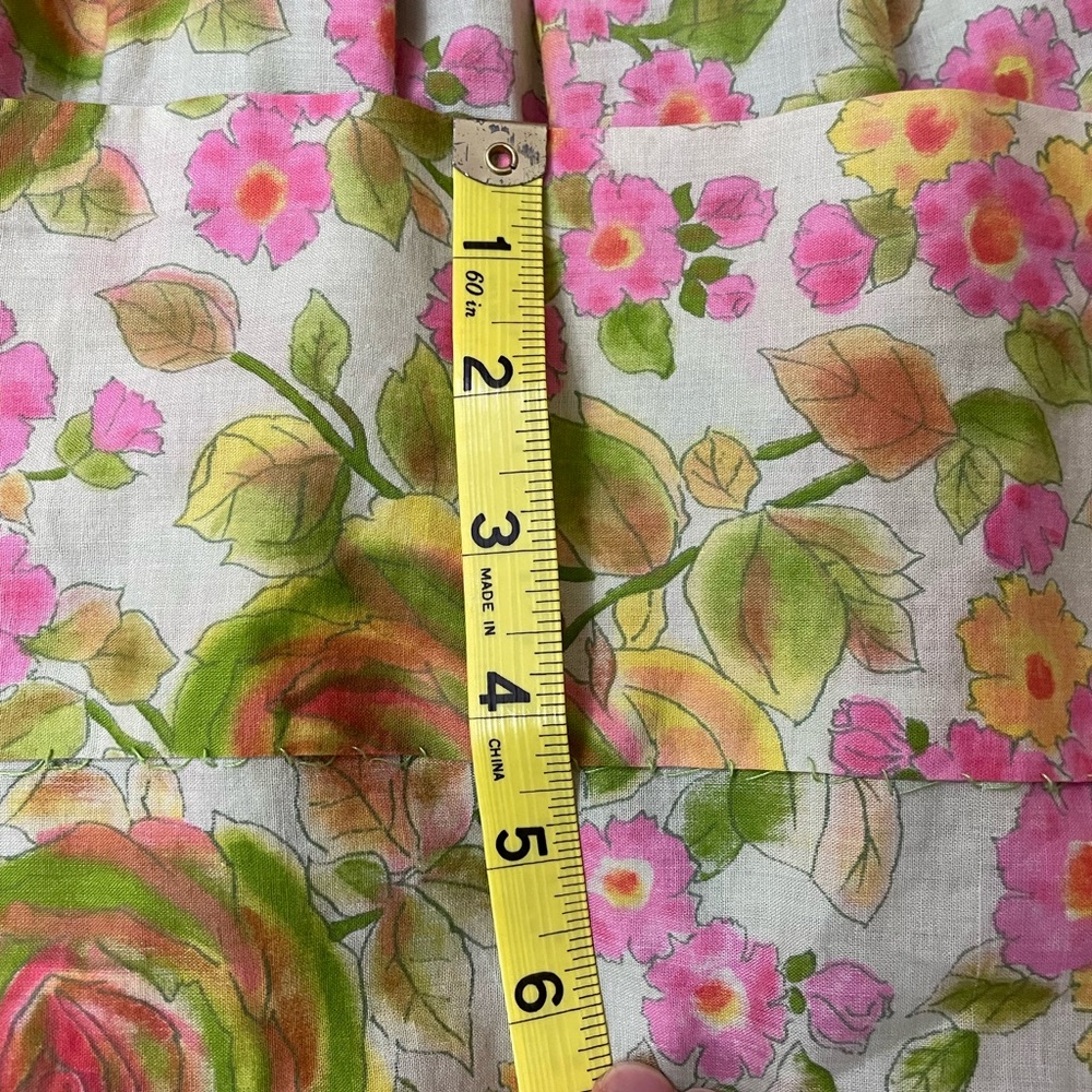 1950s Sleeveless Floral Dress - Picture 7 of 9
